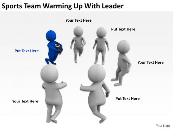 Men At Work Business As Usual Up With Leader PowerPoint Templates Ppt Backgrounds For Slides