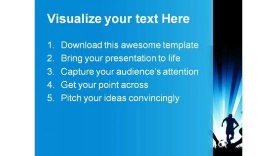 Men Playing Soccer Game PowerPoint Themes And PowerPoint Slides 0511