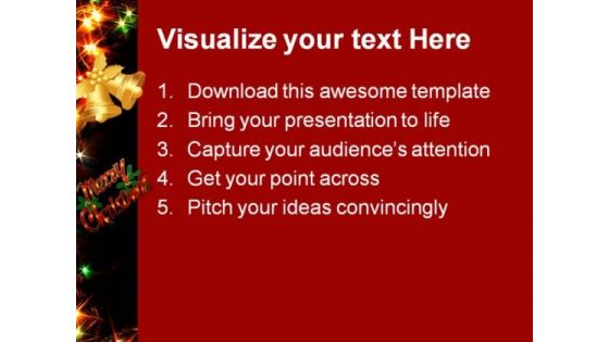 Merry Christmas01 Festival PowerPoint Templates And PowerPoint Backgrounds 0511