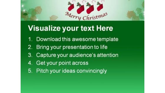 Merry Christmas02 Festival PowerPoint Templates And PowerPoint Backgrounds 0611