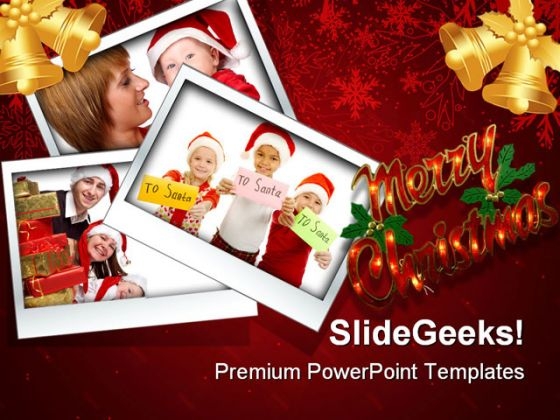 Merry Christmas03 Festival PowerPoint Backgrounds And Templates 1210