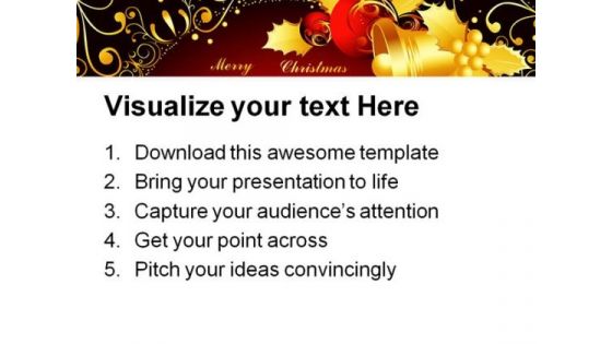 Merry Christmas04 Festival PowerPoint Templates And PowerPoint Backgrounds 0611
