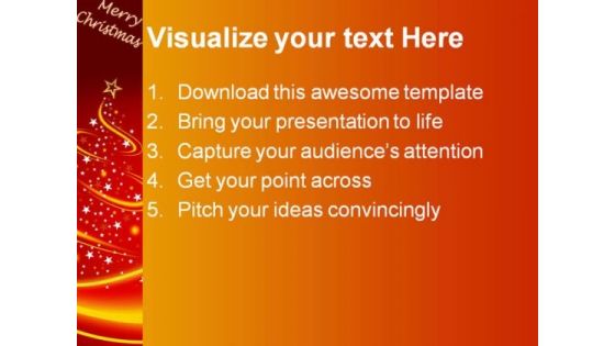 Merry Christmas Abstract PowerPoint Templates And PowerPoint Backgrounds 0711
