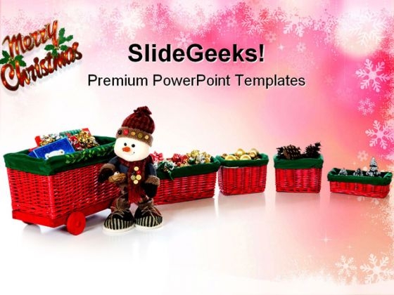 Merry Christmas Abstract PowerPoint Templates And PowerPoint Backgrounds 0911