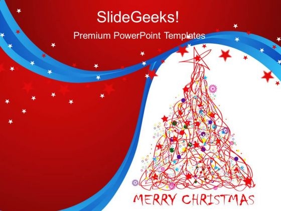 Merry Christmas Abstract PowerPoint Templates And PowerPoint Themes 0212