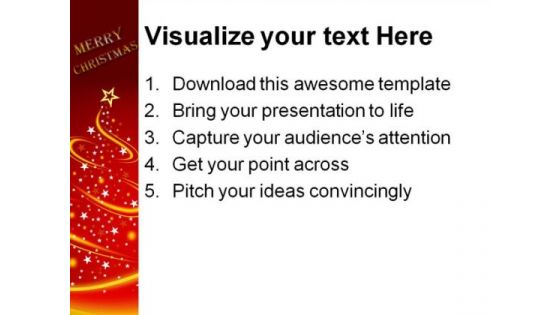 Merry Christmas Festival PowerPoint Background And Template 1210