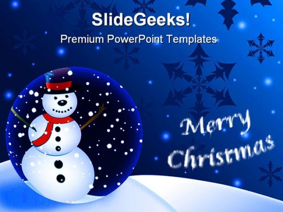 Merry Christmas Festival PowerPoint Themes And PowerPoint Slides 0911