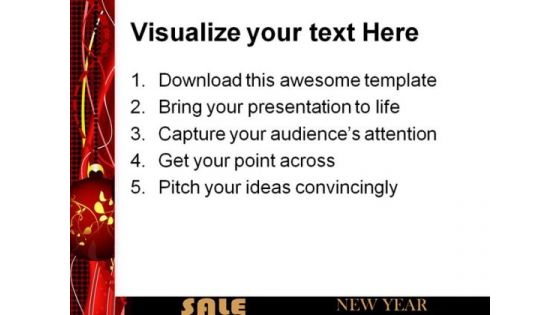 Merry Christmas With Discount Sales PowerPoint Templates And PowerPoint Backgrounds 0711