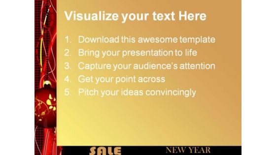 Merry Christmas With Discount Sales PowerPoint Templates And PowerPoint Backgrounds 0711
