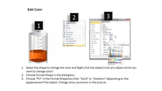 Microbiology Measuring Beakers PowerPoint Slides And Ppt Diagram Templates