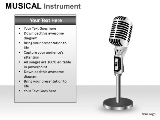 Microphone PowerPoint Slides And Ppt Diagram Templates