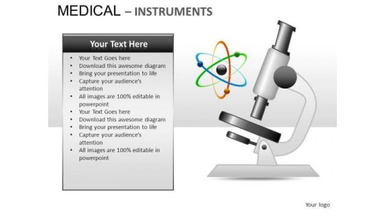 Microscope Medical Instrument PowerPoint Slides And Ppt Diagram Templates