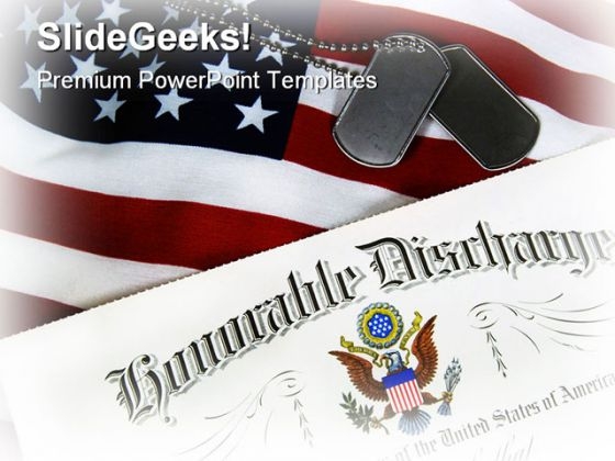 Military01 Americana PowerPoint Template 1110