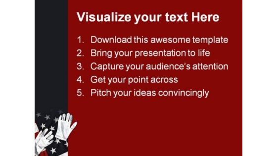 Military Americana PowerPoint Template 1110