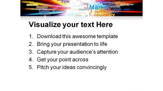 Model Of Explosion Business PowerPoint Themes And PowerPoint Slides 0511