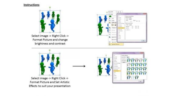 Modern Marketing Concepts 3d Team Of Sports Person Characters