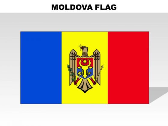 Moldova Country PowerPoint Flags
