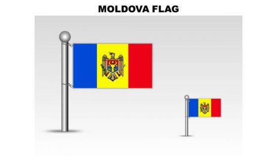 Moldova Country PowerPoint Flags