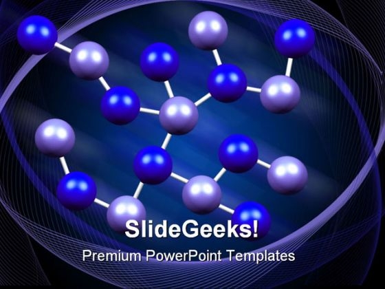 Molecules Formation Medical PowerPoint Templates And PowerPoint Backgrounds 0211