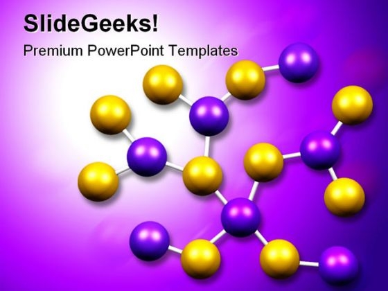 Molecules Formation Science PowerPoint Templates And PowerPoint Backgrounds 0211
