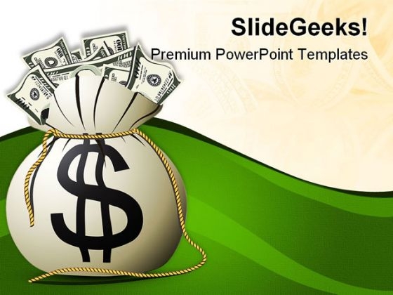 Money Bag Business PowerPoint Templates And PowerPoint Backgrounds 0311