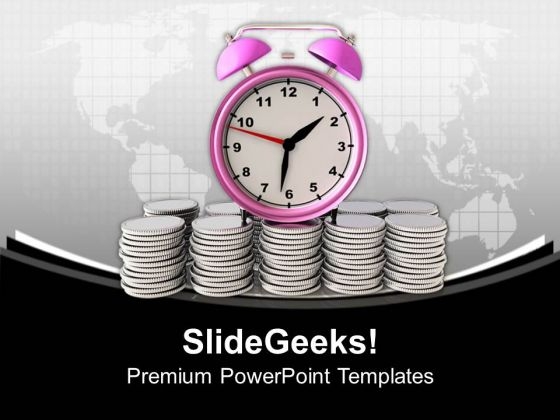 Money Depends On Time Management Business PowerPoint Templates Ppt Backgrounds For Slides 0413