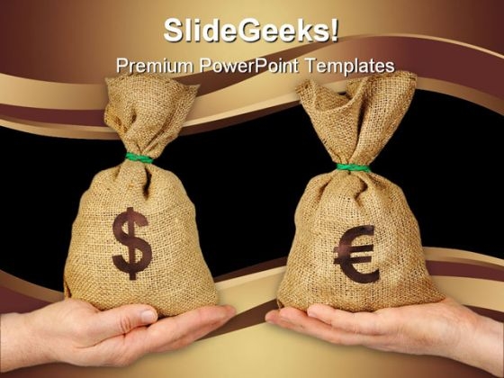 Money Exchange Business PowerPoint Template 0810