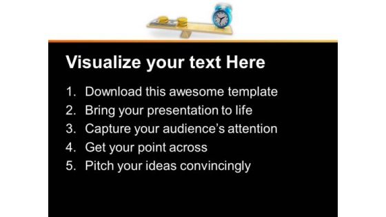 Money Growth Depends On Time PowerPoint Templates Ppt Backgrounds For Slides 0513