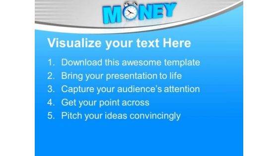 Money Growth Is Depends On Time PowerPoint Templates Ppt Backgrounds For Slides 0513