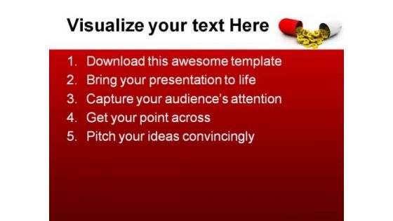 Money Is Medicine Finance PowerPoint Themes And PowerPoint Slides 0911