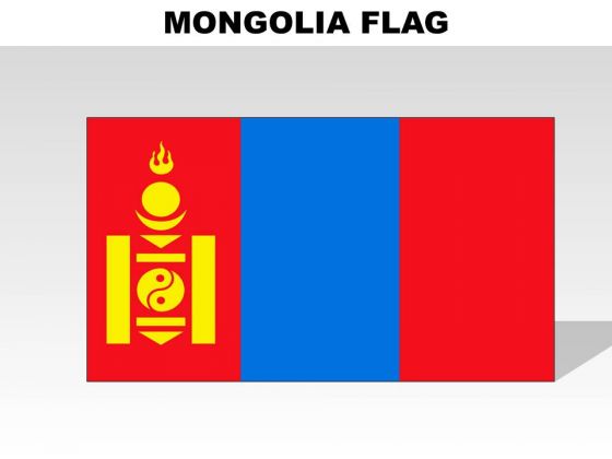 Mongolia Country PowerPoint Flags