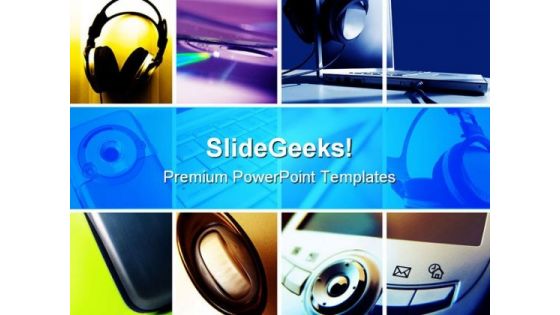 Montage Technology PowerPoint Templates And PowerPoint Backgrounds 0811