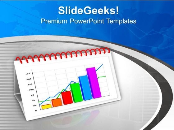 Monthly Business Target Growth Bar Graph PowerPoint Templates Ppt Backgrounds For Slides 0613