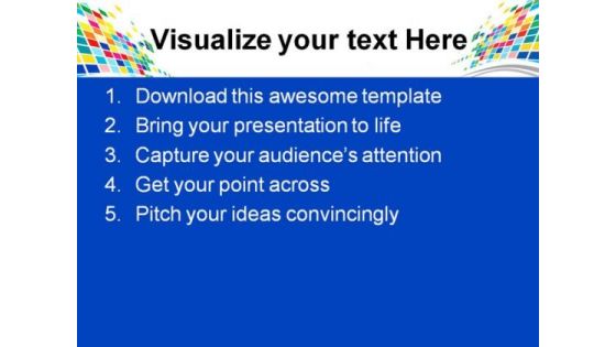 Mosaic Background Design PowerPoint Themes And PowerPoint Slides 0511