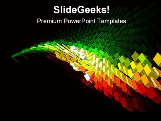 Mosaic Shapes Abstract PowerPoint Templates And PowerPoint Backgrounds 0411
