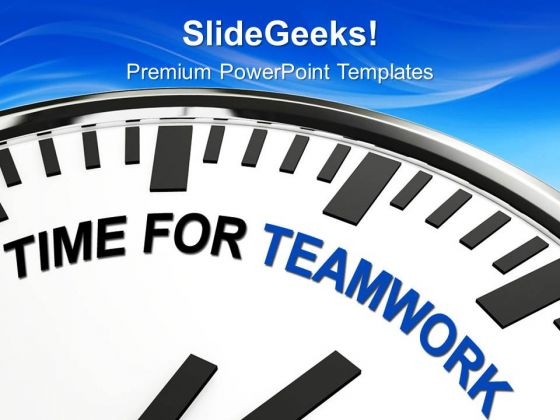 Motivate To Work As Team Business Teamwork PowerPoint Templates Ppt Backgrounds For Slides 0413