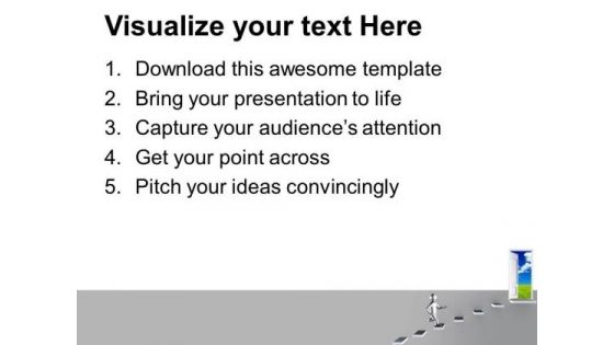 Move Towards The Right Path PowerPoint Templates Ppt Backgrounds For Slides 0613