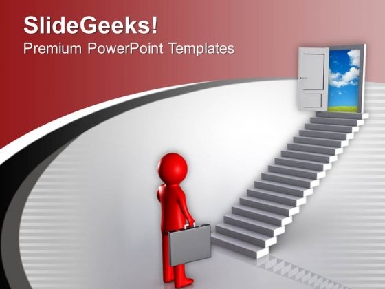Move Towards The Right Place PowerPoint Templates Ppt Backgrounds For Slides 0713
