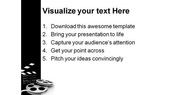 Movies Director Entertainment PowerPoint Themes And PowerPoint Slides 0311