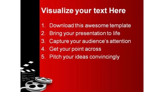 Movies Director Entertainment PowerPoint Themes And PowerPoint Slides 0311