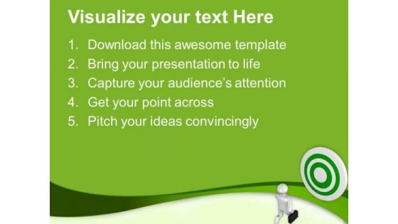 Moving Forward To Achieve Success In Career PowerPoint Templates Ppt Backgrounds For Slides 0813