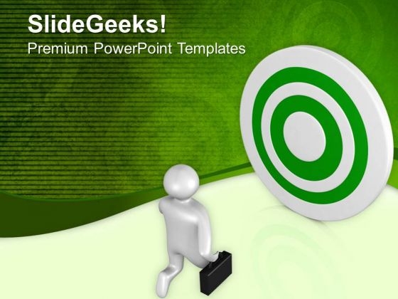 Moving Forward To Achieve Success In Career PowerPoint Templates Ppt Backgrounds For Slides 0813