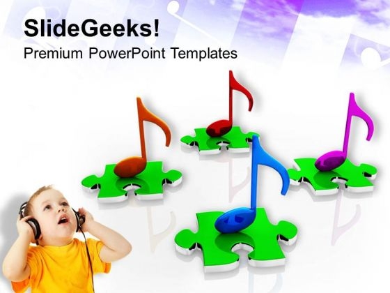 Muiscal Notes Entertainment PowerPoint Templates Ppt Backgrounds For Slides 0413