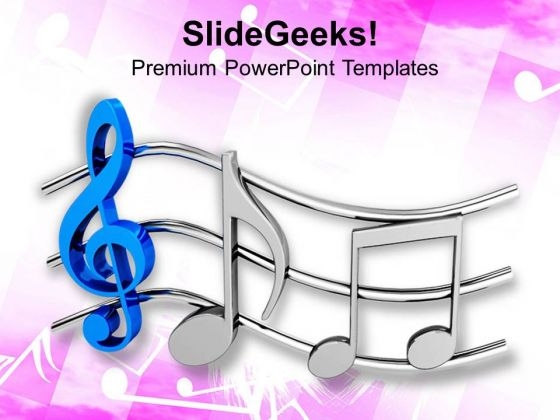 Music Gives Peace PowerPoint Templates Ppt Backgrounds For Slides 0813