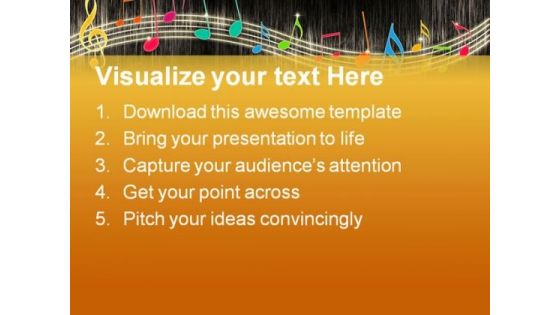 Music Notes Background Entertainment PowerPoint Templates And PowerPoint Backgrounds 0411