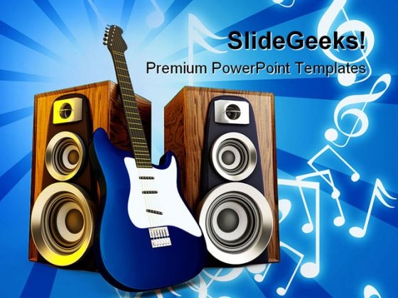 Music Symbol PowerPoint Backgrounds And Templates 0111