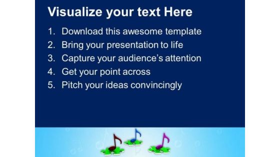 Musical Nodes PowerPoint Templates Ppt Backgrounds For Slides 0313