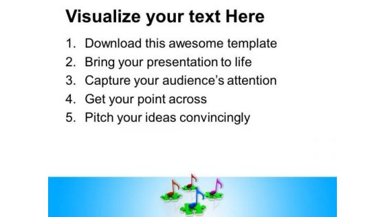 Musical Notes Entertainment PowerPoint Templates Ppt Backgrounds For Slides 0413