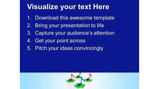 Musical Notes Entertainment PowerPoint Templates Ppt Backgrounds For Slides 0413