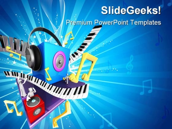 Musical World Symbol PowerPoint Themes And PowerPoint Slides 0211